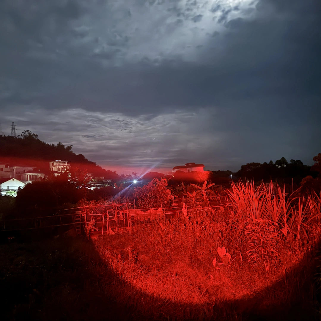 FIELDLUME HR1 red hunting light handheld flashlight
