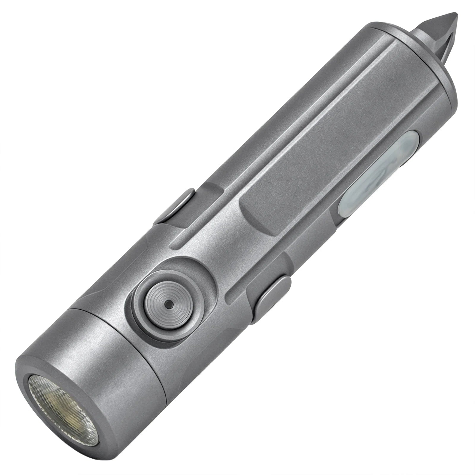 FIELDLUME T2 titanium EDC torch main product view with tri-colour LED