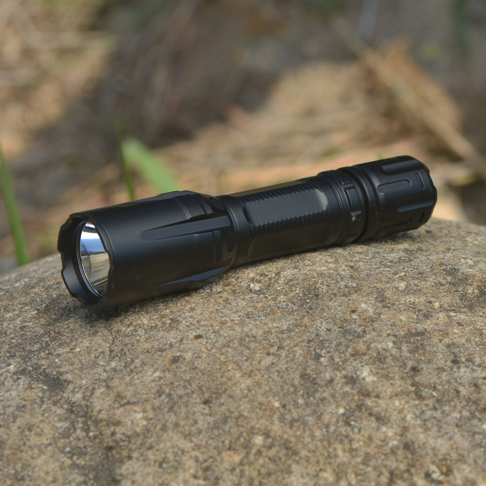 6. Fieldlume TAC20 Tactical Flashlight - 2000 Lumens High Power LED, Rechargeable
