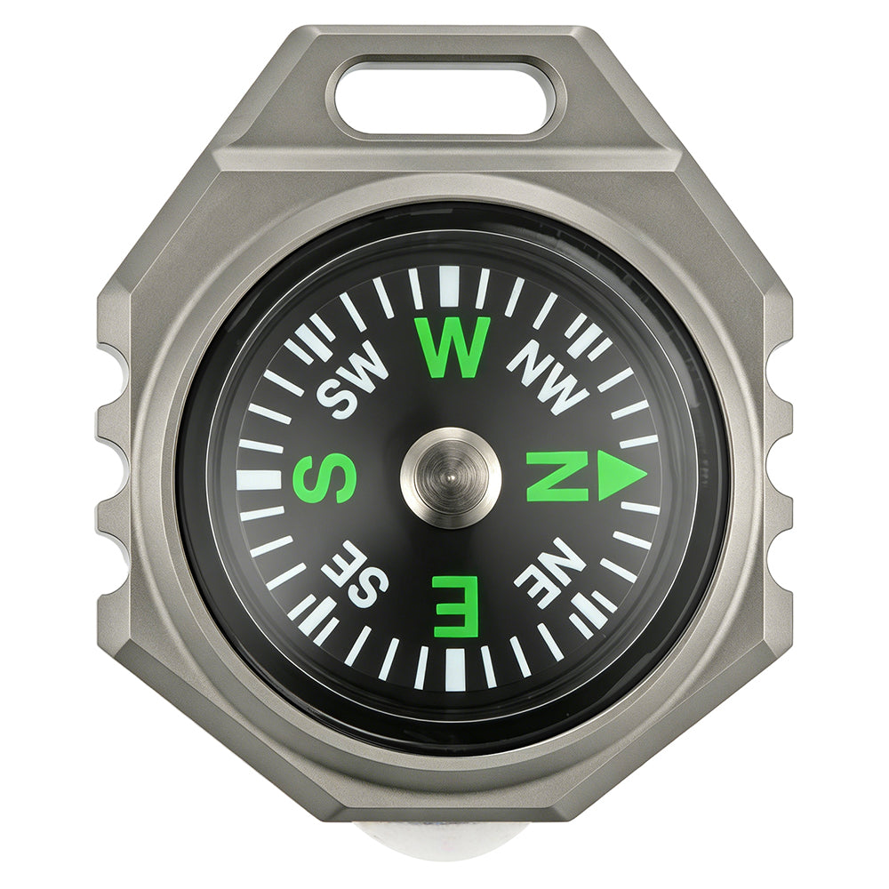 FIELDLUME T9 Titanium EDC Flashlight | Tri-Color LED | Compass & Tritium DIY