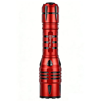 Fieldlume TAC30 Red 3000 Lumens Tactical LED Flashlight Front View