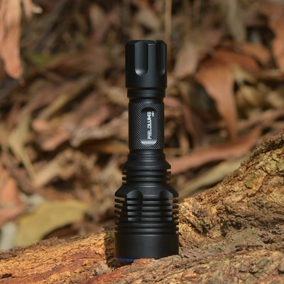 Fieldlume HG1 10W 800 Lumens Green Hunting Flashlight Front View