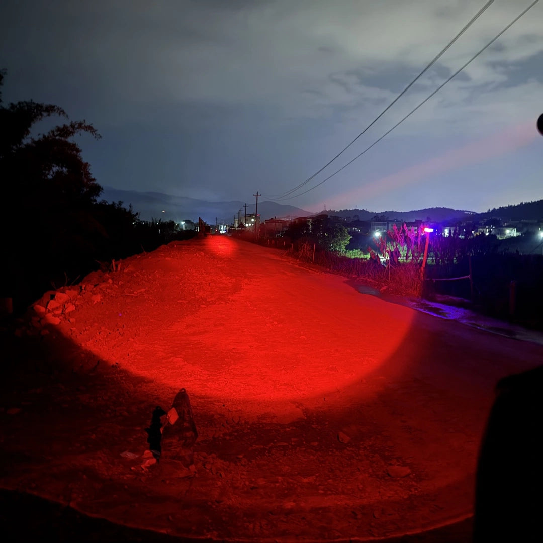 FIELDLUME HR1 red hunting light handheld 600LM flashlight