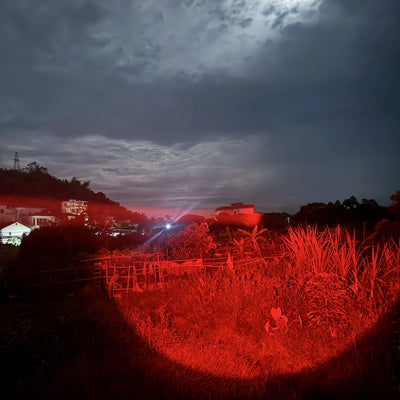 FIELDLUME HR1 red hunting light handheld flashlight