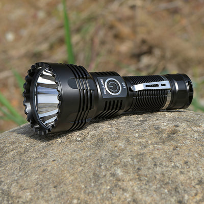 Fieldlume L26 Super Bright LED Flashlight Torch Front View for Outdoor & Camping