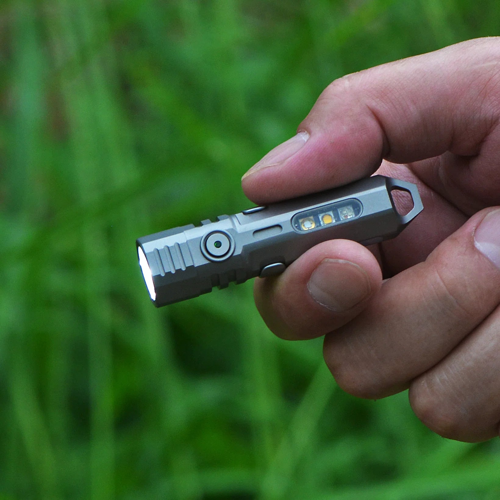 FIELDLUME T4 EDC torch with magnetic clip for hands-free carry