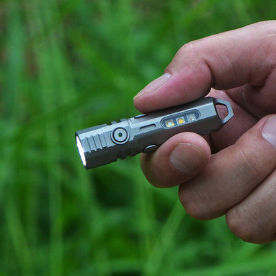 FIELDLUME T4 EDC torch with magnetic clip for hands-free carry
