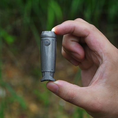 FIELDLUME T5 Red SOS mode titanium EDC flashlight for emergencies