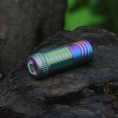 FIELDLUME T6 rechargeable titanium torch with Type-C charging feature