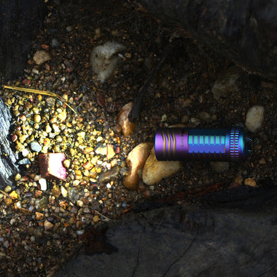 FIELDLUME T6 outdoor titanium flashlight for camping and inspection tasks