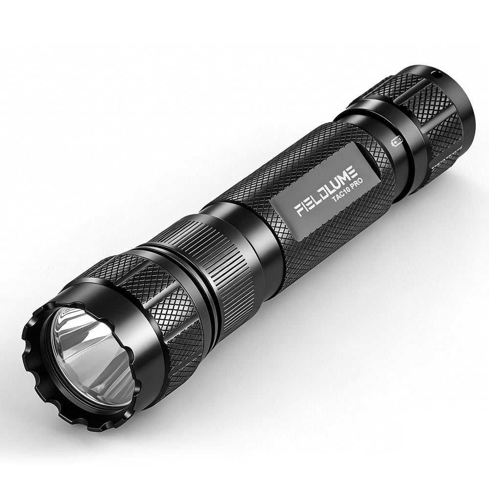 Fieldlume TAC10 Pro Tactical Flashlight 1800 Lumens Rechargeable Torch Light