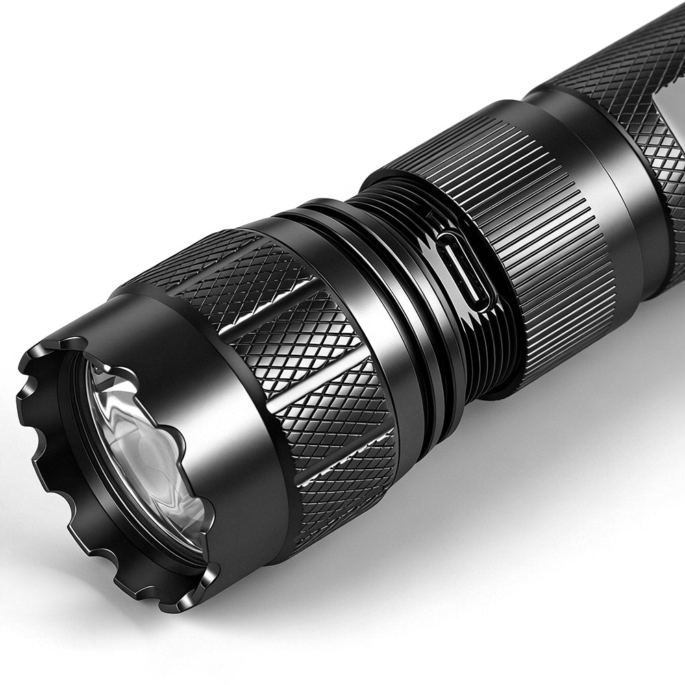 Fieldlume TAC10 Pro Tactical Flashlight Type-C Rechargeable Torch Light