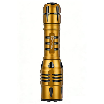 Fieldlume TAC30 3000 Lumens Yellow Tactical Flashlight Front View