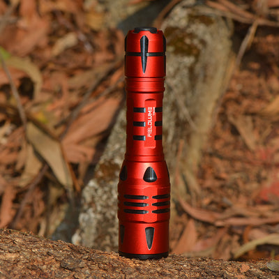Fieldlume TAC30 Red Tactical Flashlight Front View