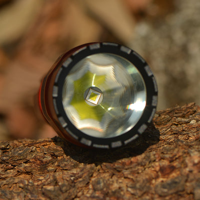 Fieldlume TAC30 Red Tactical Flashlight LED Chip Lens View